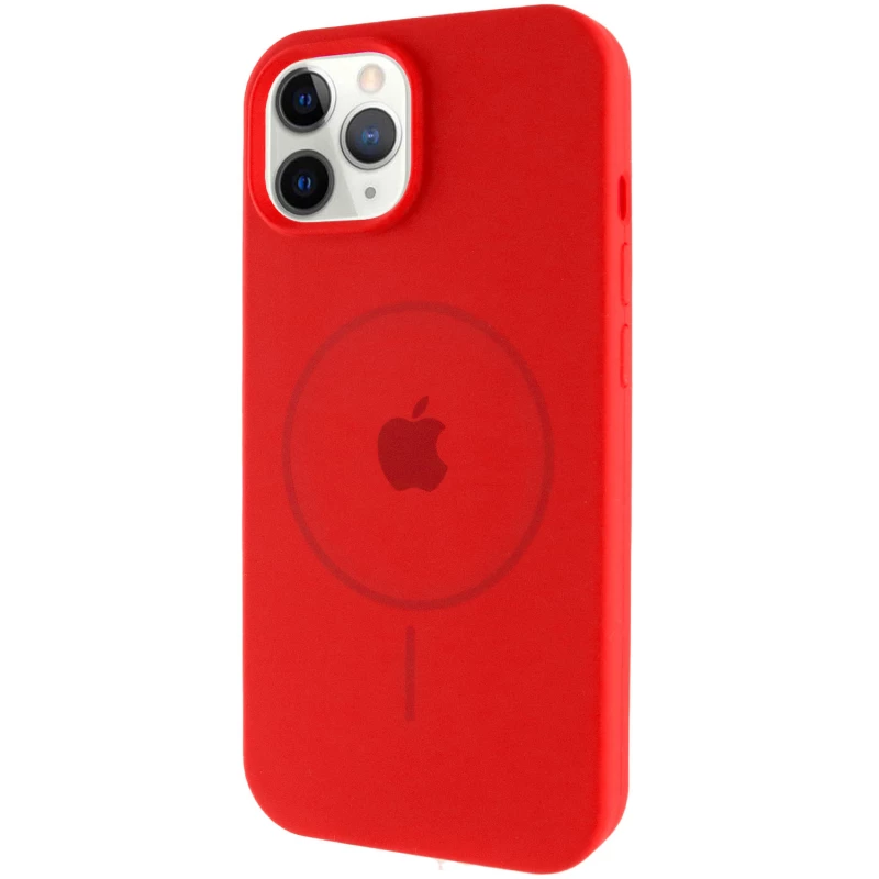 Чохол Silicone Armor Max with MagSafe для Apple iPhone 12 Pro (6.1") – Червоний / Red. Фото 2 з 6