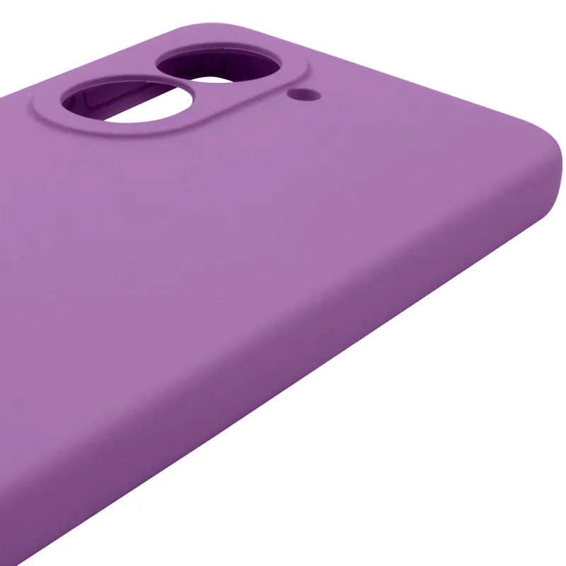 Чохол Silicone Case Lakshmi Premium із закритою камерою для Xiaomi Poco C71 – Сливовий / Purple. Фото 5 з 6