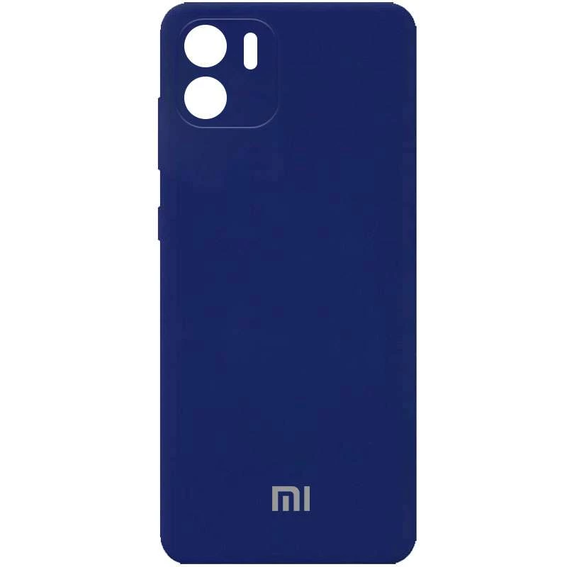 

Чохол Silicone Case з закритим низом та захистом камери на Xiaomi Redmi A1+ / Poco C50 / A2+ (Темно-синій / Midnight blue)