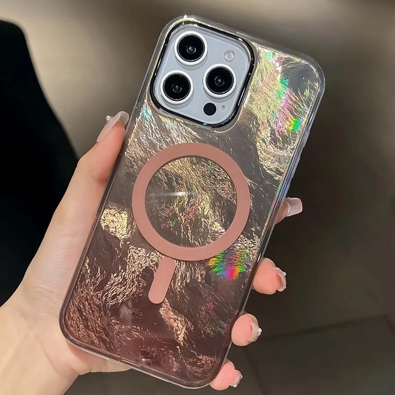 Силіконовий чохол Shiny Mountain (MagFit) для Apple iPhone 17 Air (6.5") – Chocolate. Фото 4 з 8