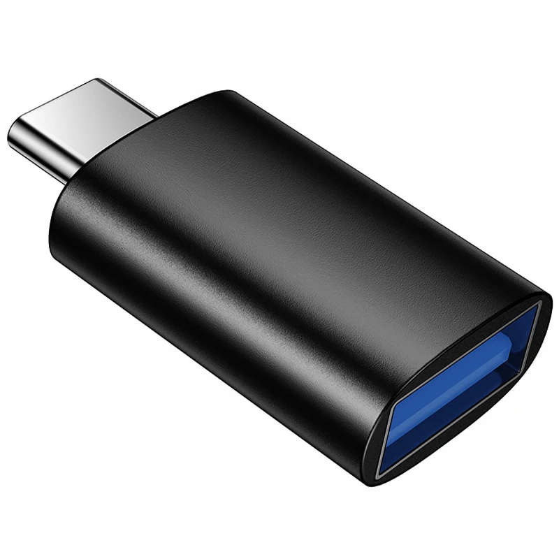 Перехідник Borofone BV26C Type-C Male to USB Female USB3.0 – Black. Фото 3 з 6