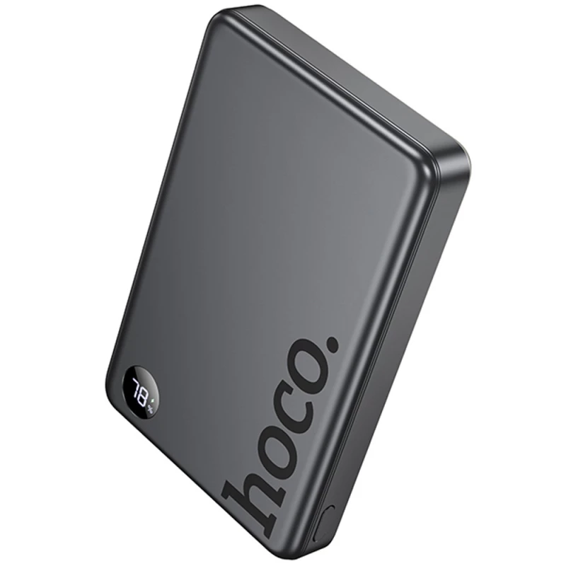 Портативное ЗУ Power Bank Hoco Q34 Clever PD20W с БЗУ 10000 mAh – Metal gray. Фото 2 из 4