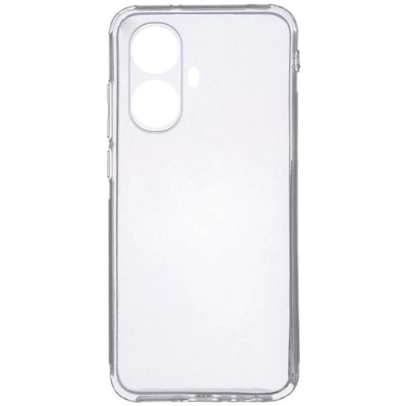 Ультратонкий силіконовий чохол 1,5 мм з захистом камери на Realme 10 Pro+ – Безбарвний (прозорий). Фото 3 з 3
