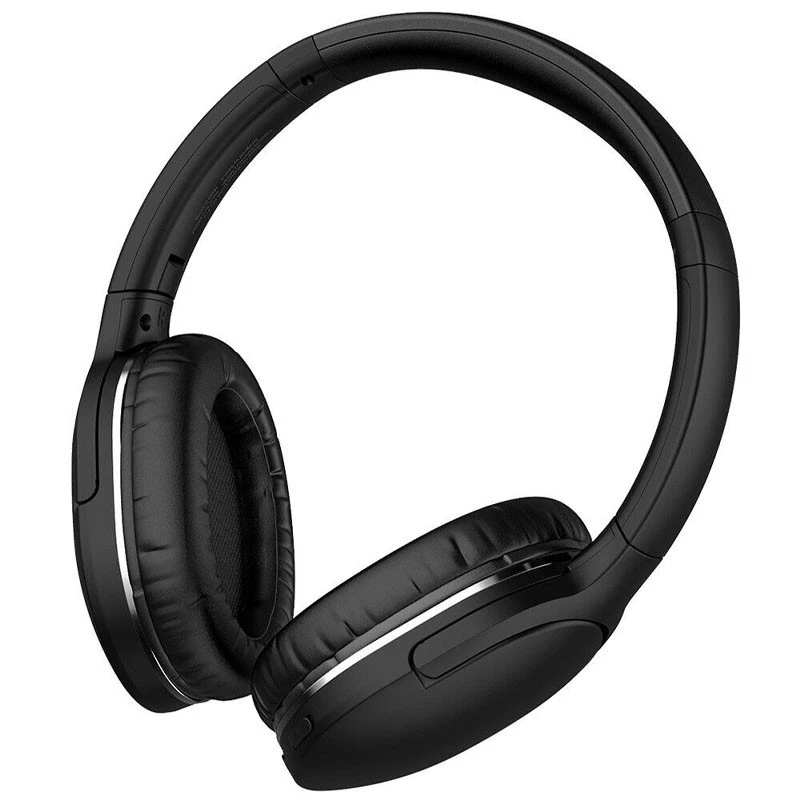 Накладні бездротові навушники Baseus Encok Wireless headphone D02 Pro (NGTD01030) – Black. Фото 2 з 8