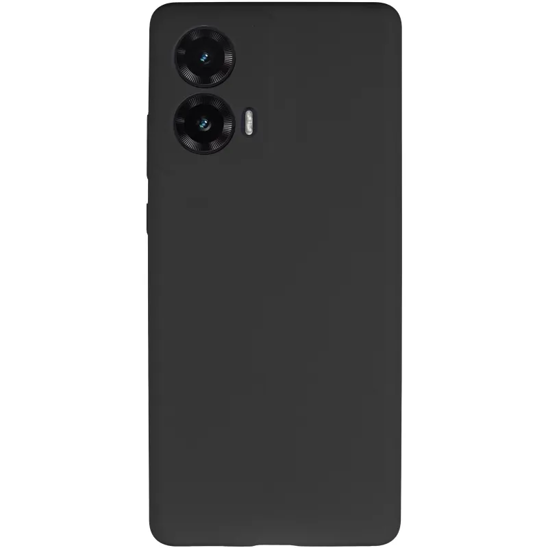 Чохол Silicone Case Lakshmi Premium із закритою камерою для Motorola Moto G85 – Чорний / Black. Фото 4 з 10