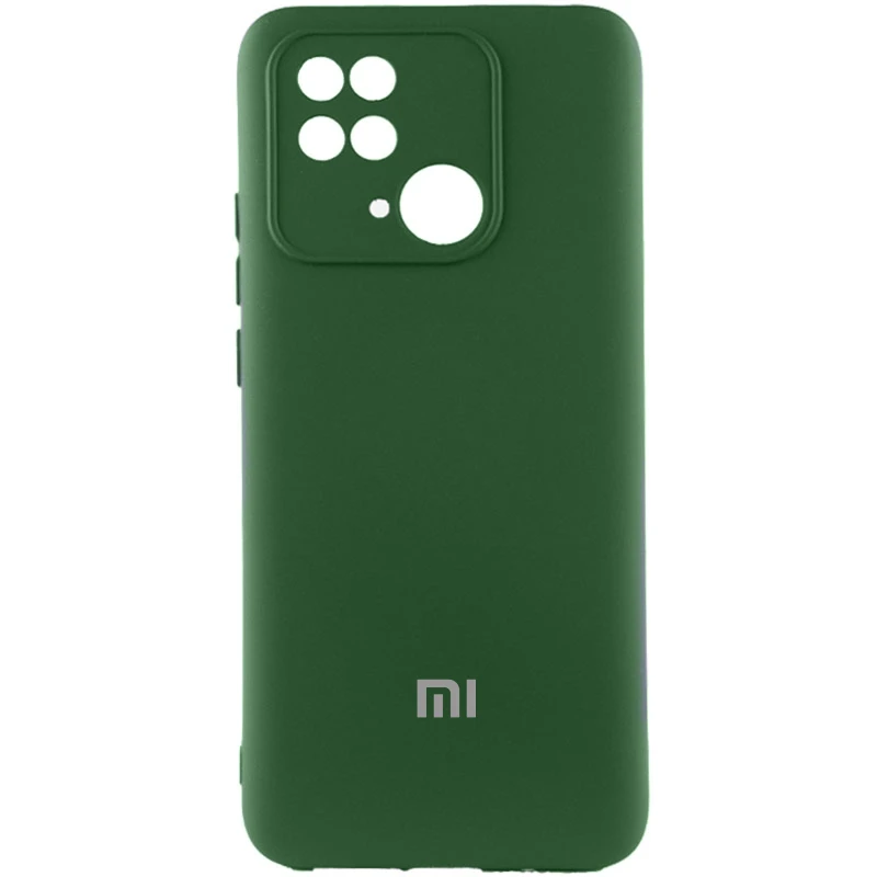 Чохол Silicone Case Lakshmi Premium L з закритою камерою на Xiaomi Redmi 10C – Зелений / Cyprus Green. Фото 1 з 1