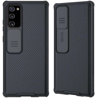 Карбоновая накладка Nillkin со шторкой для камеры для Samsung Galaxy Note 20 фото 1 Карбоновая накладка Nillkin со шторкой для камеры для Samsung Galaxy Note 20 фото 1 из 1