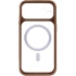 Чохол TPU GETMAN Moon Clear with MagSafe для Apple iPhone 11 (6.1") – Brown. Фото 4 з 6