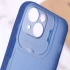 TPU+PC чехол OpenCam для Apple iPhone 13 (6.1") – Синий. Фото 7 из 7