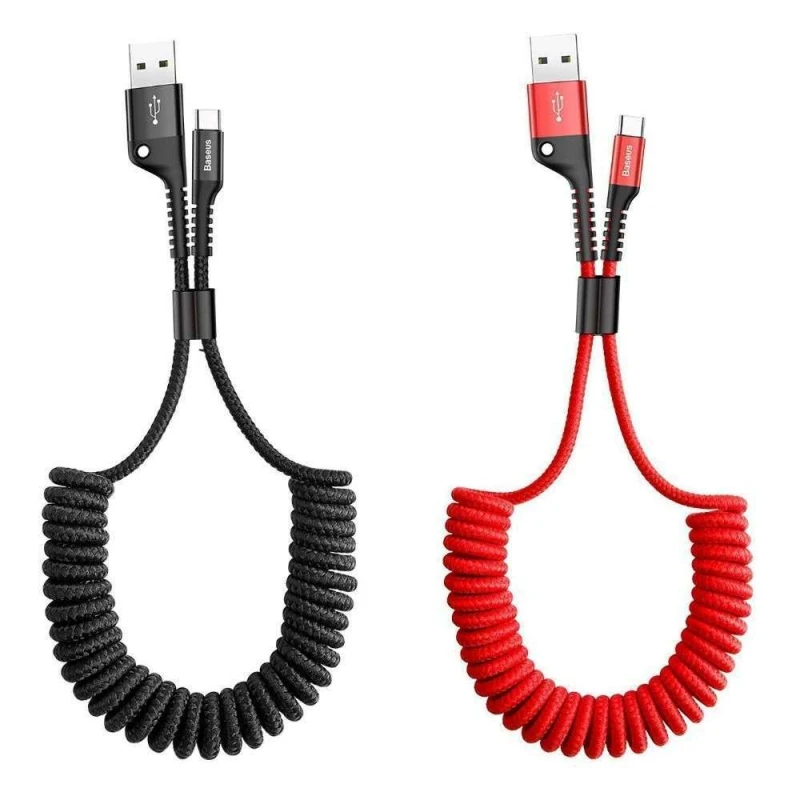 

Дата кабель Baseus Fish Eye Spring Data Type-C Cable 2A (1m)