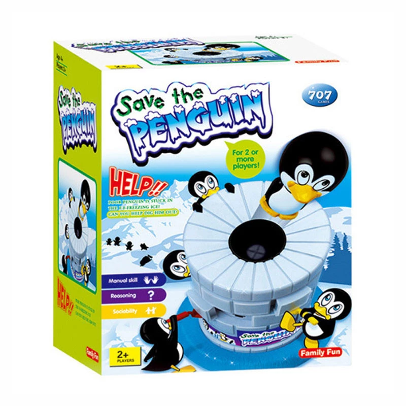 Настільна інтерактивна гра Ummi 707-19 Save the Penguin Game – Blue. Фото 3 з 7