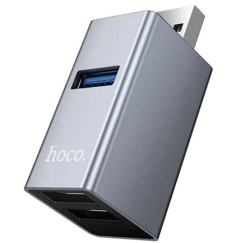 Переходник HUB Hoco HB54 3in1 (USB to 2xUSB2.0+USB3.0) фото 1 из 1