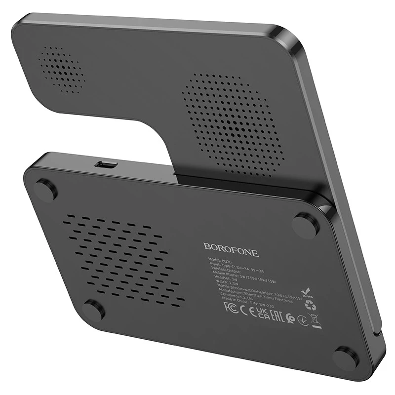 БЗП BOROFONE BQ26 Best 3in1 – Black. Фото 2 з 6