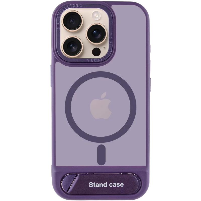 TPU+PC чохол Stand case для Apple iPhone 13 Pro (6.1") – Purple. Фото 3 з 6