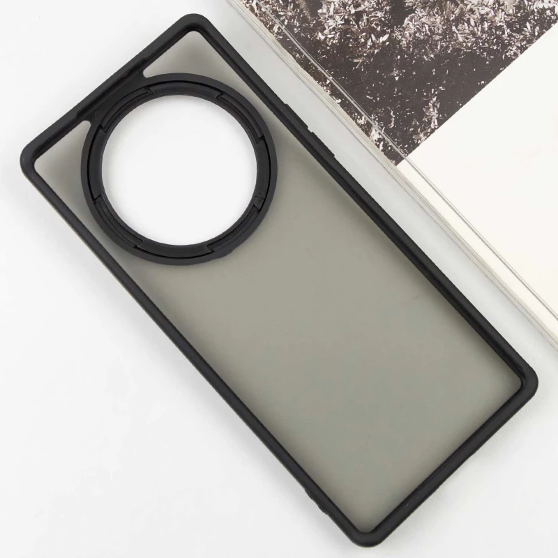 Чохол TPU+PC Lyon Frosted на Xiaomi Redmi 14C / Poco C75 – Black. Фото 3 з 5