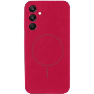 Чохол Silicone Cover Lakshmi Full Camera (AA) with Magnetic Fit для Samsung Galaxy S25 FE — Червоний / Rose Red