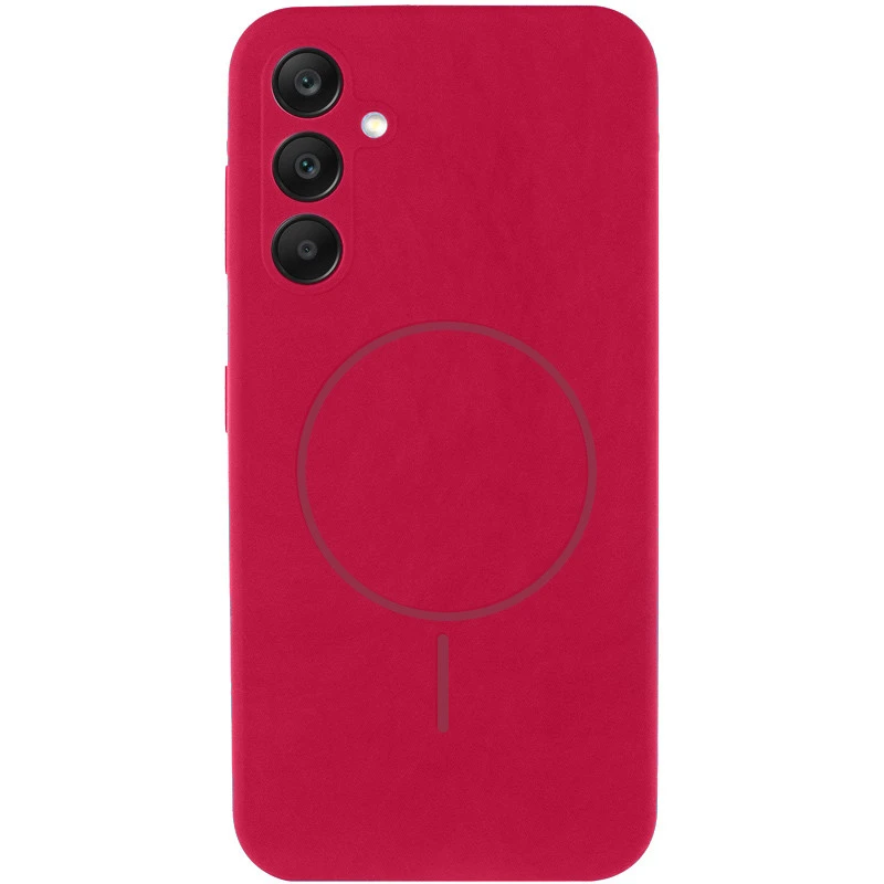 Чехол Silicone Cover Lakshmi Full Camera (AA) with Magnetic Fit для Samsung Galaxy S26 – Красный / Rose Red. Фото 1 из 1