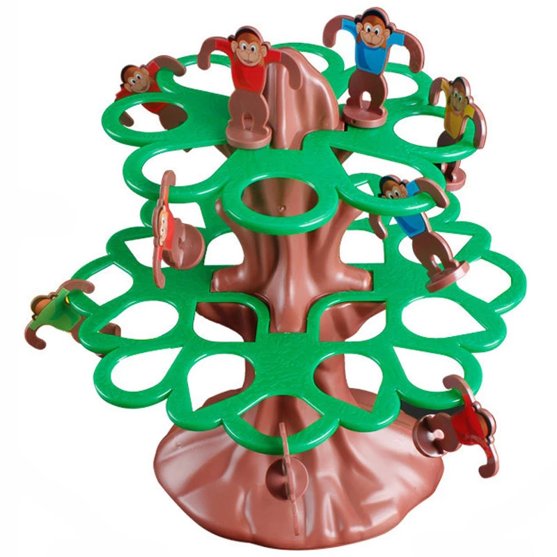 Настільна інтерактивна гра Ummi 707-31 Jumping Monkeys Game – Brown / Green. Фото 1 з 8