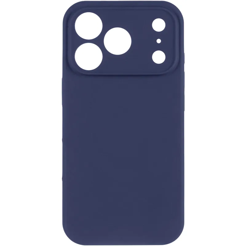 Чехол Silk Full Camera Protective (AA) NO LOGO для Apple iPhone 17 Pro Max (6.9") – Синий / Deep navy. Фото 2 из 5