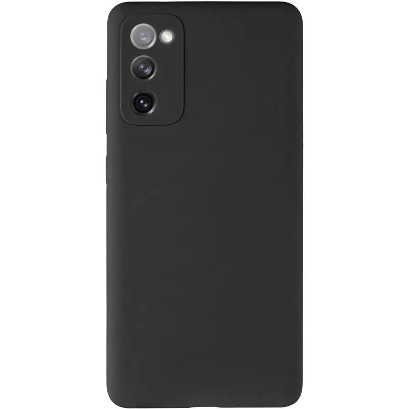 Чохол Silicone Case Lakshmi Premium із закритою камерою для Samsung Galaxy S20 FE – Чорний / Black. Фото 6 з 13