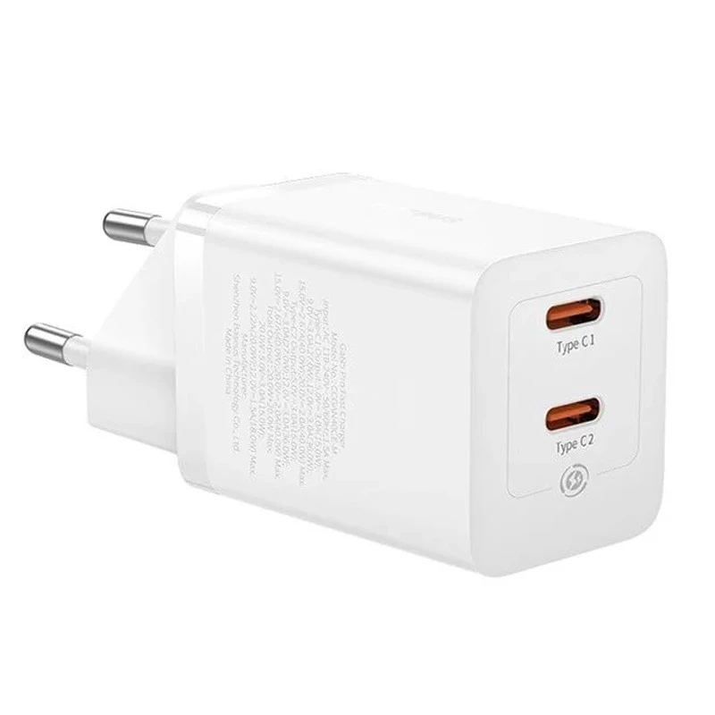 СЗУ Baseus GaN5 Pro OS + Type-C to Type-C 40W (CCGP18010) – White. Фото 2 из 8