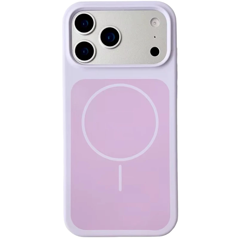 Чехол Silk Duo Color (AA) NO LOGO with Magnetic Fit для Apple iPhone 17 Pro (6.3") – Lilac. Фото 1 из 1