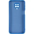 Цветной силиконовый чехол GETMAN с закрытой камерой на Xiaomi Redmi Note 9s / Note 9 Pro / Note 9 Pro Max – Синий / Royal blue. Фото 4 из 6
