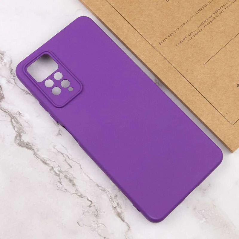 Чохол Silicone Case Lakshmi з закритою камерою на Xiaomi Redmi Note 11 Pro 4G/5G – Фіолетовий / Purple. Фото 4 з 4