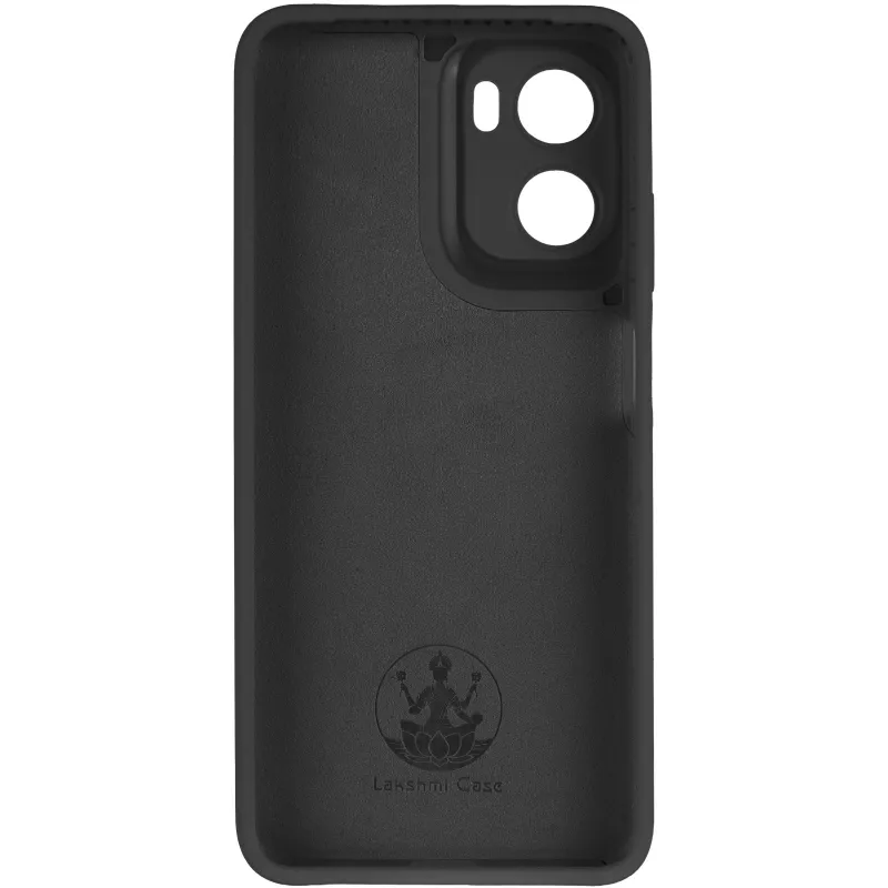 Чохол Silicone Case Lakshmi Premium із закритою камерою для Motorola Moto G05 – Чорний / Black. Фото 6 з 10