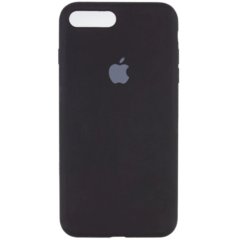 

Чехол Silicone Case с закрытым низом для Apple iPhone 7 plus / 8 plus (Черный / Black), Чорний / black