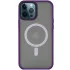 TPU+PC чохол Metal Buttons with Magnetic Fit для Apple iPhone 14 Pro (6.1") – Темно-фіолетовий / Dark Purple. Фото 1 з 6