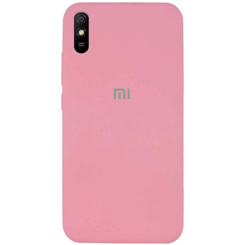 

Чехол Silicone Case с закрытым низом для Xiaomi Redmi 9A (Розовый / Pink), Рожевий / pink