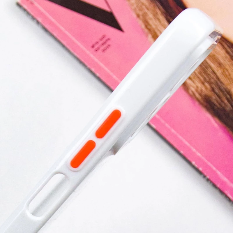 Чохол з блискітками та захистом камери на Xiaomi Redmi Note 12 4G – Білий. Фото 7 з 9