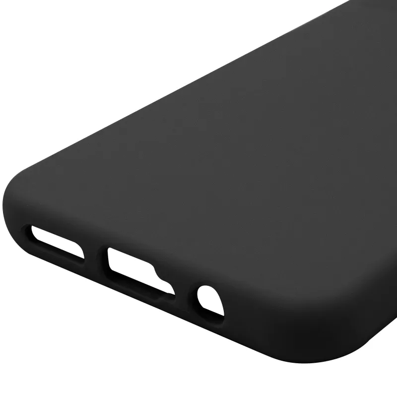 Чохол Silicone Case Lakshmi Premium із закритою камерою для Motorola Moto G85 – Чорний / Black. Фото 10 з 10