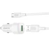 АЗП Borofone BZ34 Cloud QC3.0 (1USB-A) + кабель USB to Type-C – White. Фото 3 з 3