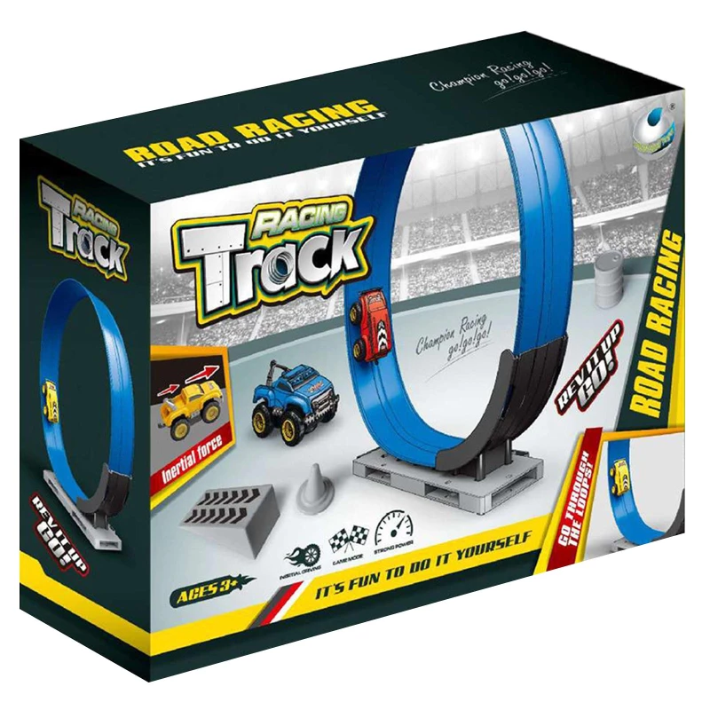 Інтерактивний трек з інерційною машинкою SHT 088-4 (1CAR) – Blue. Фото 2 з 2