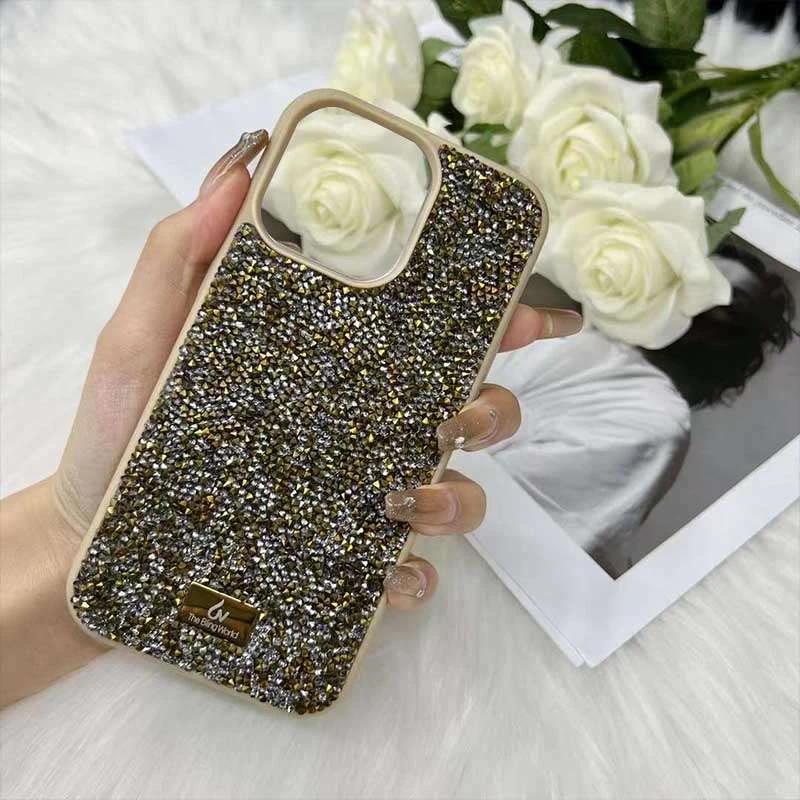 

TPU чохол Bling World Rock Diamond на Apple iPhone 12 Pro Max (6.7") (Золотий)