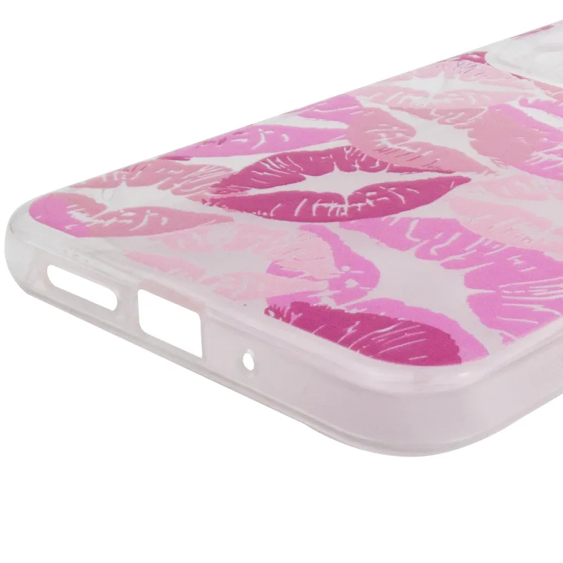 Чехол TPU Clear Joy для Xiaomi Redmi 15 4G (Global) / 5G – Kissing Pattern. Фото 6 из 6