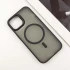 TPU+PC чохол Blueo Skin Friendly Frosted with MagSafe для Apple iPhone 15 (6.1") – Чорний / Black. Фото 5 з 10