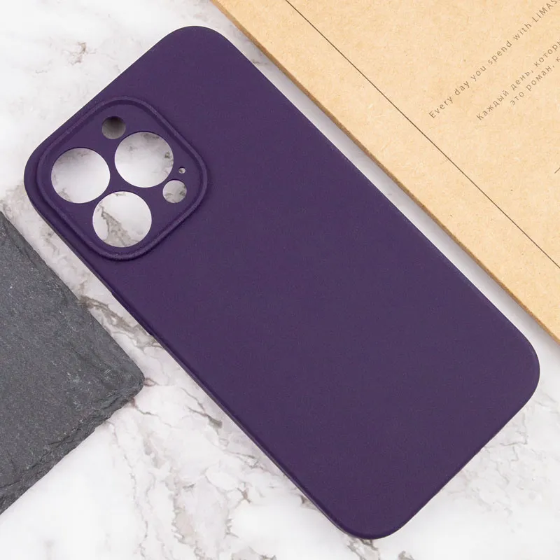 Чехол Silk Full Protective (AA) NO LOGO для Apple iPhone 16 Pro – Фиолетовый / Elderberry. Фото 10 из 12