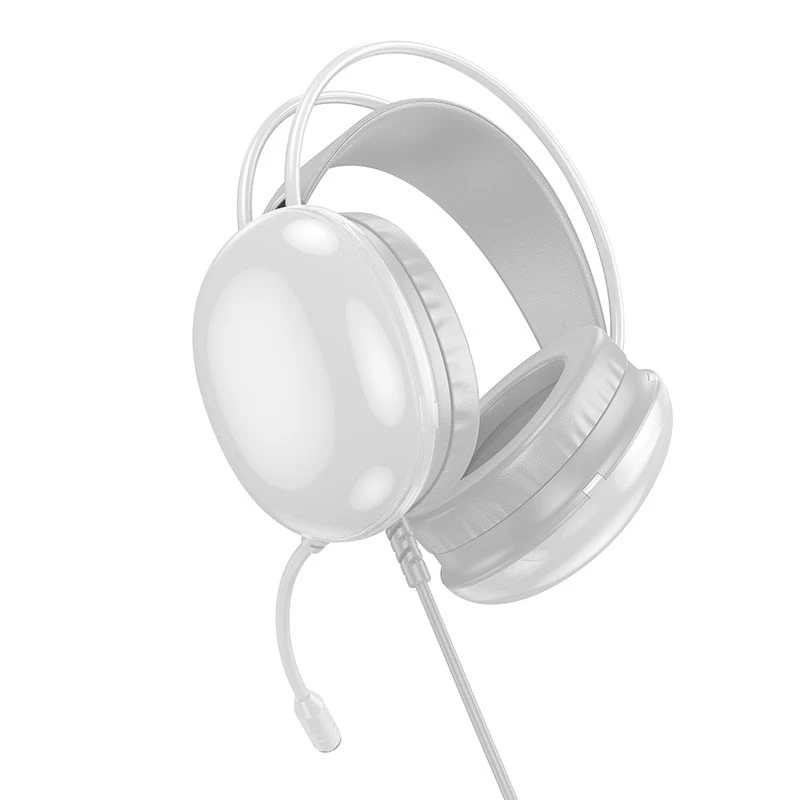 Накладні навушники Hoco W109 Rich gaming – White. Фото 2 з 4