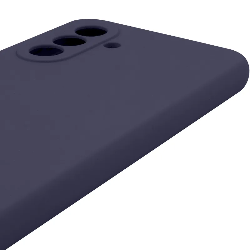 Чохол Silicone Case Lakshmi Premium із закритою камерою для Samsung Galaxy A17 4G/5G – Темно-синій / Midnight blue. Фото 5 з 14