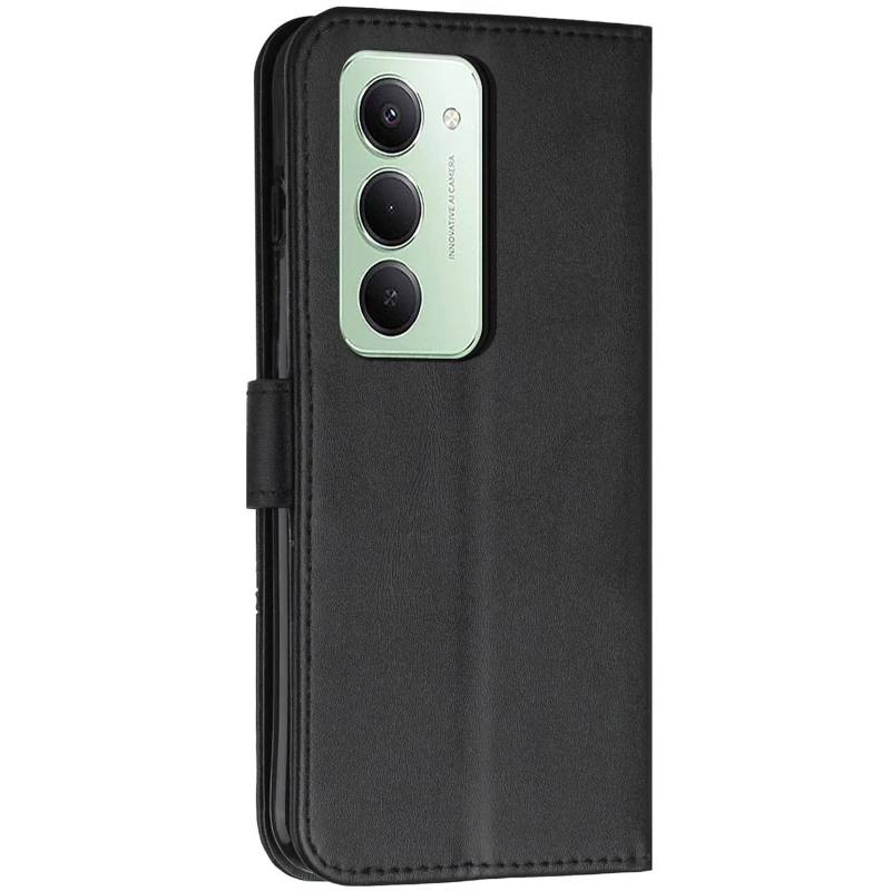 Кожаный чехол-книжка Jet Cover для Xiaomi Redmi 15 (EU) – Black. Фото 4 из 6
