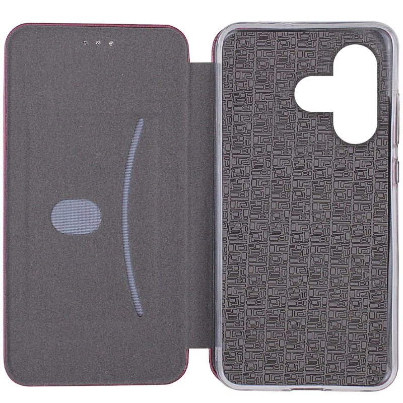 Чехол-книжка классический для Xiaomi Redmi 13 4G – Бордовый. Фото 5 из 6