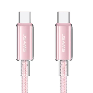 Дата кабель USAMS US-SJ660 Type-C to Type-C PD100W Cloud Series (1.2m) фото 1 з 2