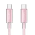 Дата кабель USAMS US-SJ660 Type-C to Type-C PD100W Cloud Series (1.2m) – Pink. Фото 1 з 2