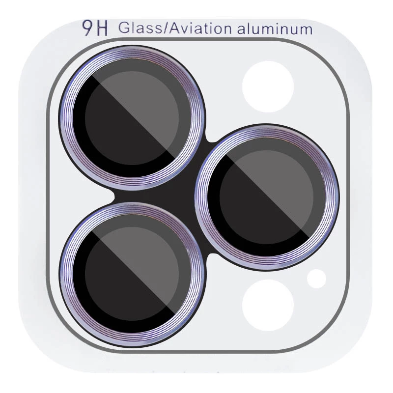 Металеве захисне скло на камеру на Apple iPhone 16 Pro Max – Блакитний / Light Blue. Фото 1 з 7