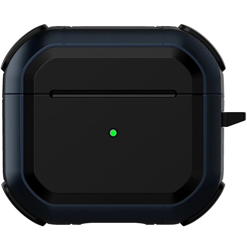 Футляр протиударний Black ed. для навушників Airpods 4 – Blue. Фото 1 з 2