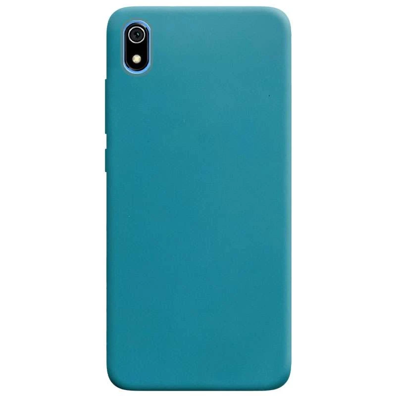 

Цветной силиконовый чехол для Xiaomi Redmi 7A (Синий / Powder Blue), Синій / powder blue