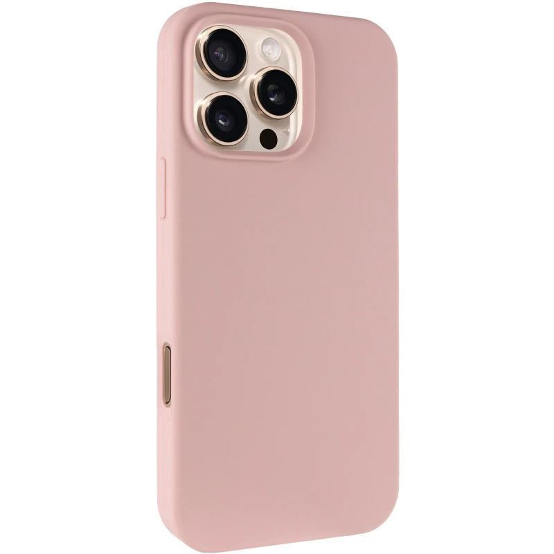 Чохол з закритим низом Silicone Case на Apple iPhone 16 Pro Max – Рожевий / Pink Sand. Фото 2 з 21